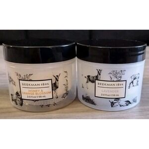 NEWBeekman 1802 Whipped Goat Milk Body Cream 2oz Lavender Honey & Orange Blossom